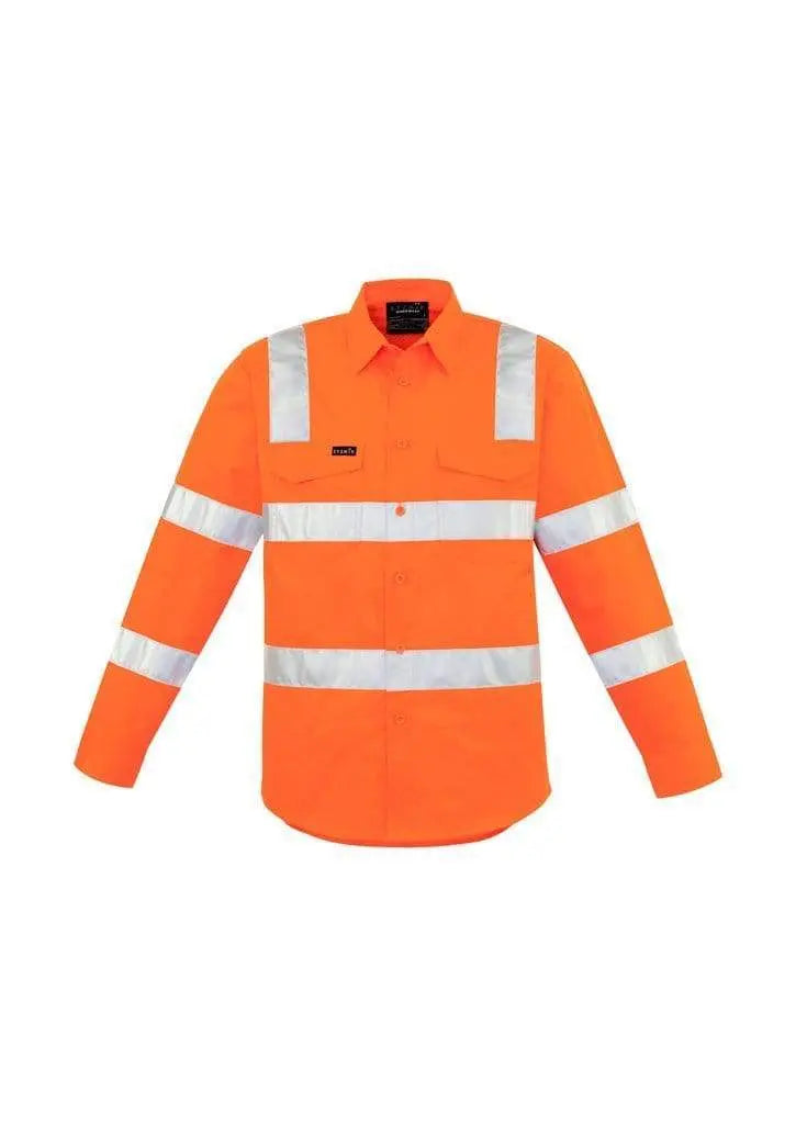 SYZMIK mens bio motion vic rail shirt zw680 Work Wear Syzmik XXS